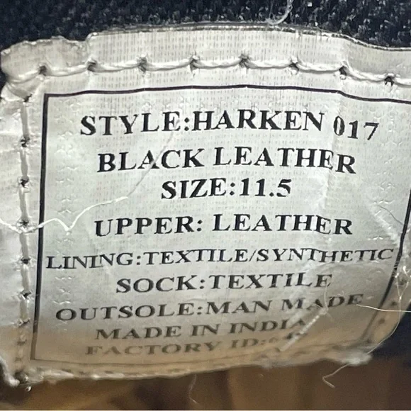 Steve Madden | Harken Black Leather Lace Up Chukka Boots - Picture 8 of 8